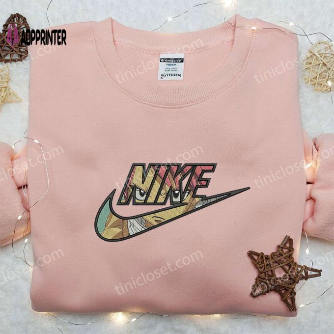 Natsu Dragneel x Nike Shirt: Fairy Tail Embroidered Nike Inspired Design