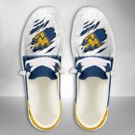 NCAA West Virginia Mountaineers Hey Dude Shoes Wally Lace Up Loafers Moccasin Slippers Fan Gifts