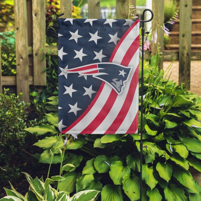 New England Patriots Americana Garden Flag – House Flag Home Decor Gift – House Flag Home Decor Gift