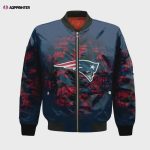 New England Patriots Bomber Jacket 3D Printed Camouflage Vintage