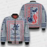 New England Patriots Classic Pattern NFL 3D Bomber Jacket