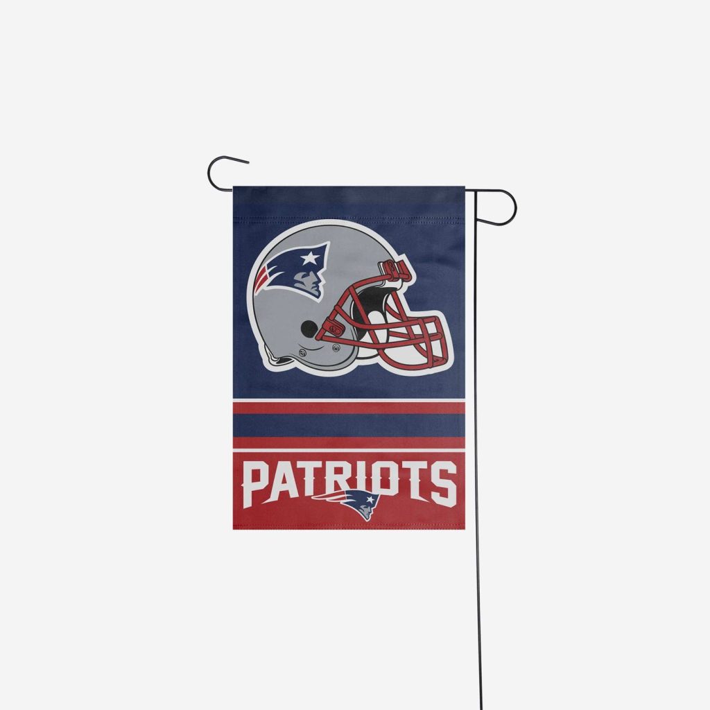 New England Patriots Colorblock Helmet Garden Flag – House Flag Home Decor Gift – House Flag Home Decor Gift