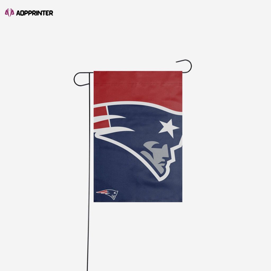 New England Patriots Colorblock Helmet Garden Flag – House Flag Home Decor Gift – House Flag Home Decor Gift