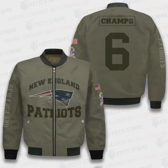 New England Patriots – National Football League 2023 Unisex AOP Bomber Jacket V2