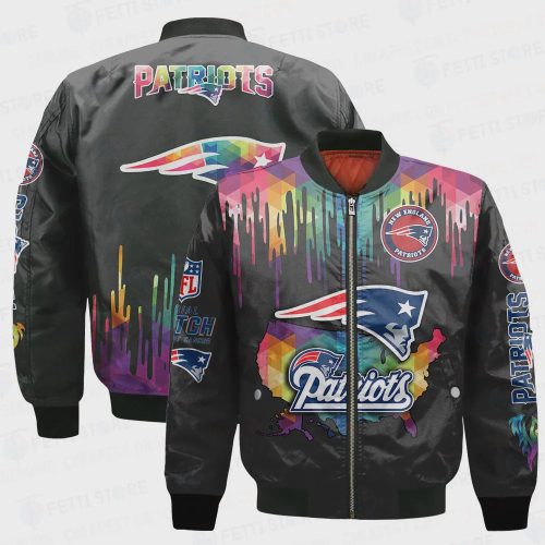 New England Patriots – National Football League AOP Bomber Jacket V3