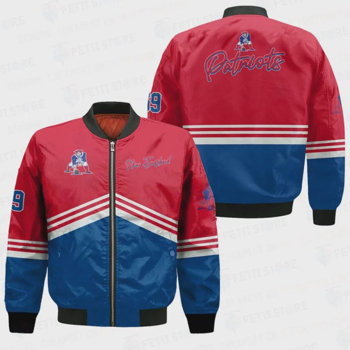 New England Patriots – National Football League AOP Bomber Jacket V4