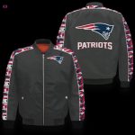 New England Patriots NFL 2023 Starter Thursday Night Gridiron Unisex Bomber Jacket V7