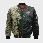 New Orleans Saints Bomber Jacket 3D Printed Abstract Pattern Sport