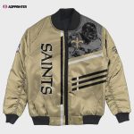 New Orleans Saints Bomber Jacket 3D Printed Personalized Football For Fan