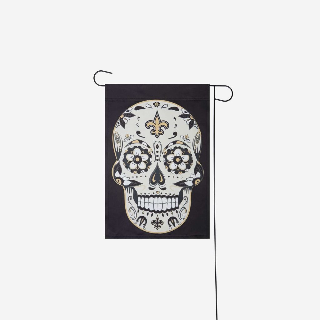 New Orleans Saints Day of the Dead Garden Flag – House Flag Home Decor Gift – House Flag Home Decor Gift