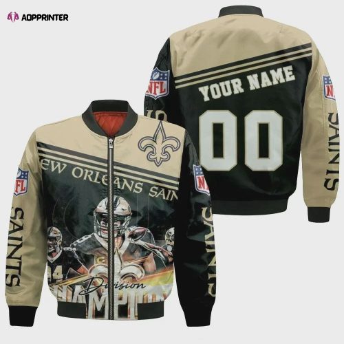 New Orleans Saints Bomber Jacket 3D Printed Personalized Football For Fan