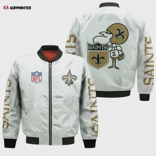 New Orleans Saints Drew Brees Touchdowns Bomber Jacket