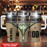 New Orleans Saints NFL 40oz Stanley Tumbler Gift for Fans