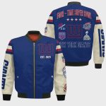 New York Giants 4X Champions Design Bomber Jacket SFAT V3