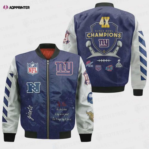 New Orleans Saints X Champions Design Bomber Jacket V1