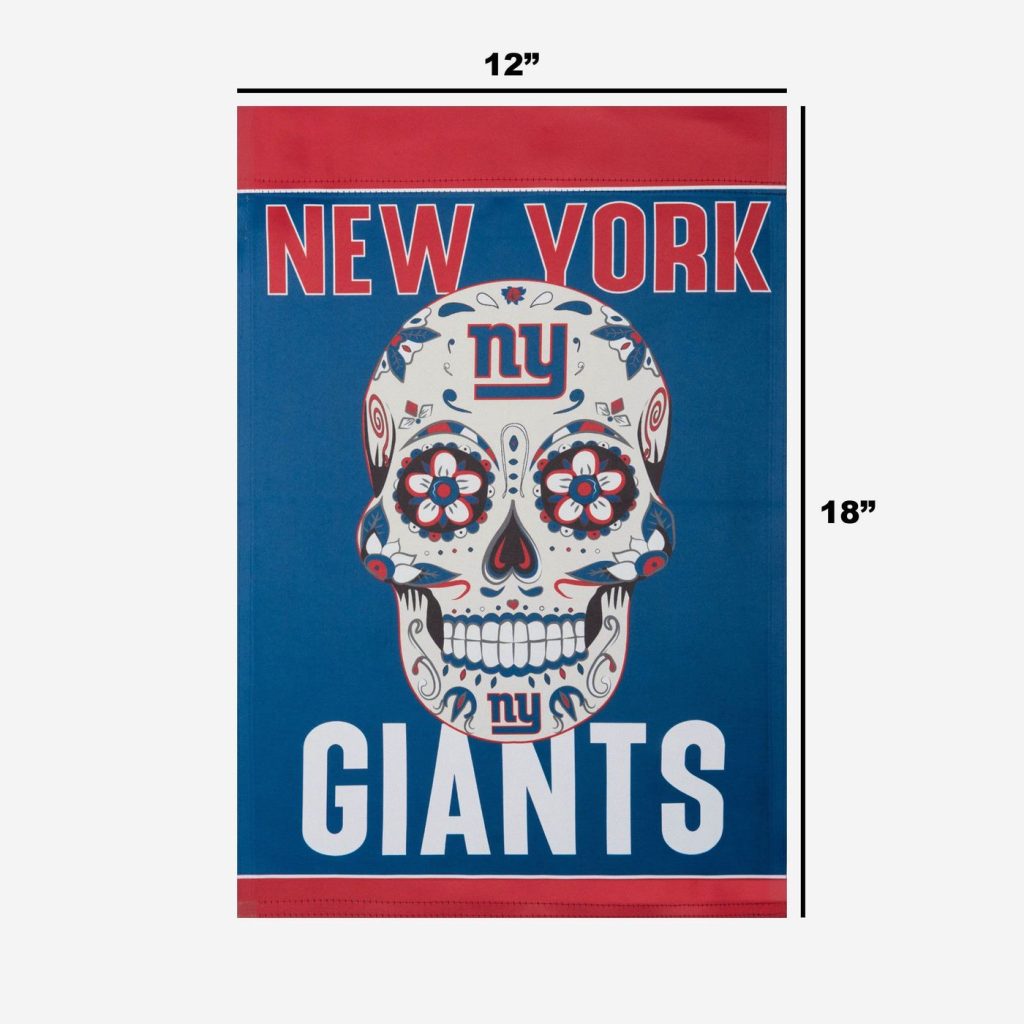 New York Giants Day of the Dead Garden Flag – House Flag Home Decor Gift – House Flag Home Decor Gift