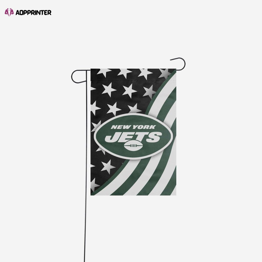 New York Jets Americana Garden Flag – House Flag Home Decor Gift – House Flag Home Decor Gift