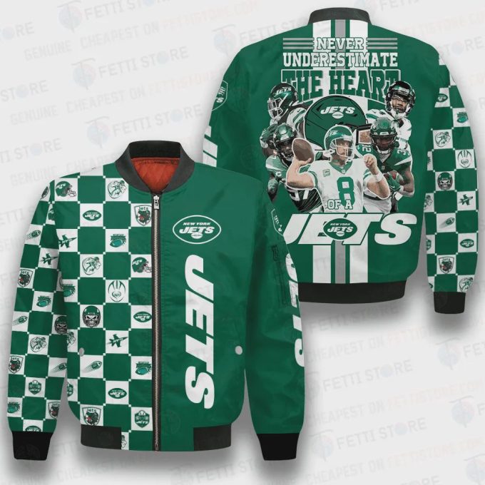 New York Jets NFL 2023 Unisex AOP Bomber Jacket