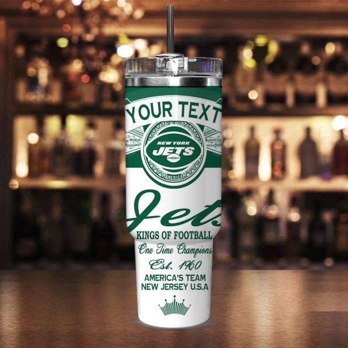 New York Jets NFL Kings Of Football Custom Your Text Stanley Tumbler 40Oz Gift for Fans