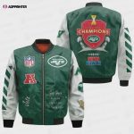 New York Jets X Champions Design Bomber Jacket V1