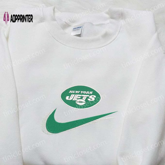 New York Jets Nike Swoosh Shirt & NFL Sports Hoodie: Best Fandom Gifts