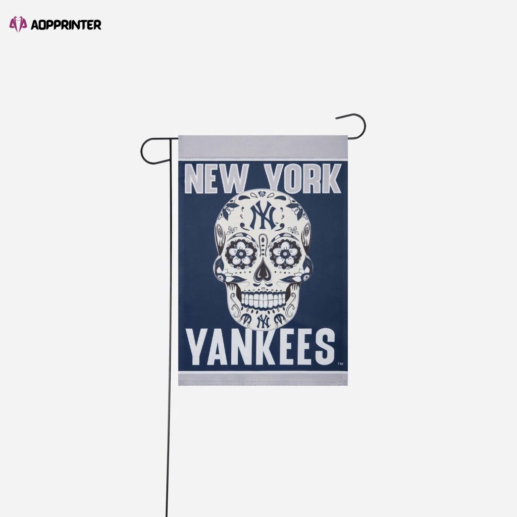 New York Yankees Day of the Dead Garden Flag – House Flag Home Decor Gift – House Flag Home Decor Gift