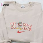 Nike Christmas x Donald Duck Embroidered Sweatshirt: Perfect Walt Disney Shirt for Best Christmas Gift Ideas