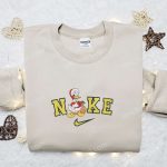 Nike Christmas x Donald Duck Santa Sweatshirt: Disney Movie Embroidered Shirt Best Gift Ideas