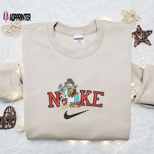 Nike x Donald Duck Gifts Embroidered Sweatshirt Walt Disney Christmas Shirt – Best Gift Ideas