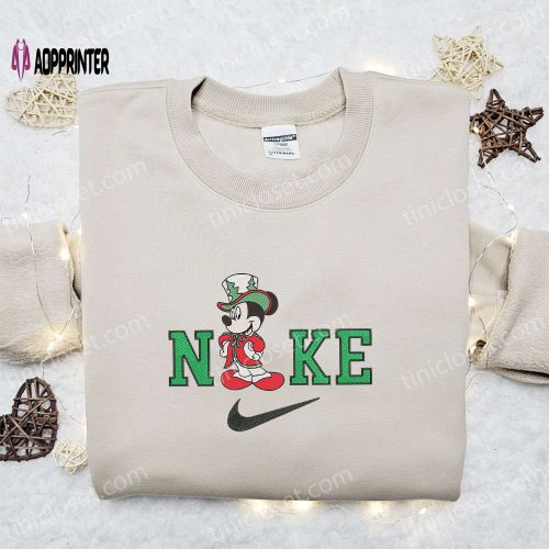 Nike Christmas x Donald Duck Laughing Embroidered Sweatshirt: Disney Movie Shirt Best Gift Ideas