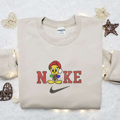 Nike Christmas x Tweety Light Embroidered Sweatshirt & Shirt: Best Holiday Gift Ideas