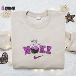 Nike Halloween x Mickey & Minnie Ghost Sweatshirt: Best Disney Characters Embroidered Shirt Perfect Halloween Gift