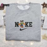 Nike Halloween x Mickey Frankenstein Sweatshirt: Disney Characters Embroidered Shirt Best Halloween Gift Ideas