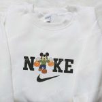 Nike Halloween x Mickey Frankenstein Sweatshirt: Disney Characters Embroidered Shirt Best Halloween Gift Ideas