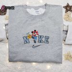 Nike Halloween x Mickey Mouse Pirate & Candy Bag Embroidered Sweatshirt: Spooky Shirt & Best Gift Ideas