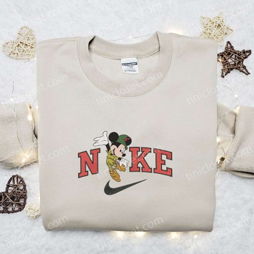 Nike Halloween x Mickey Mouse Pirate Embroidered Sweatshirt: Spooky Shirt Best Halloween Gift Ideas