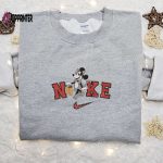 Nike Halloween x Minnie Mouse Cat Candy Bag Sweatshirt: Disney Characters Embroidered Shirt for Best Halloween Gift Ideas