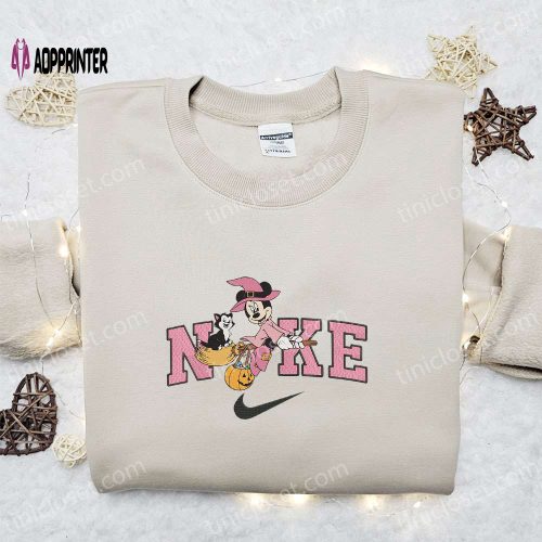 Nike Halloween x Mickey Mouse Pirate & Candy Bag Embroidered Sweatshirt: Spooky Shirt & Best Gift Ideas