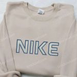 Nike Inspired Embroidered Shirt: Perfect Family Gifts Stylish & Unique