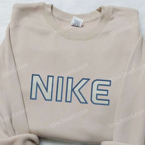 Nike Inspired Embroidered Shirt: Perfect Family Gifts Stylish & Unique