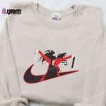 Nike x Alucard Anime Sweatshirt: Hellsing Embroidered Hoodie Perfect Family Birthday Gift