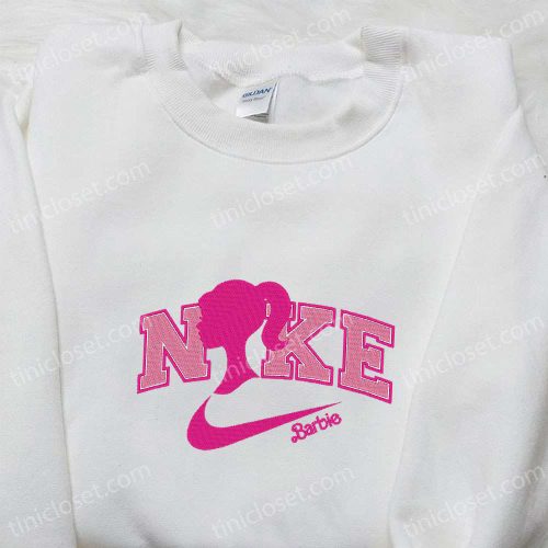 Nike x Barbie Embroidered Sweatshirt – Best Birthday Gift: Nike Inspired Hoodie