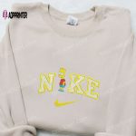 Nike x Bart Simpson Embroidered Sweatshirt: The Ultimate Simpson Cartoon Inspired Hoodie