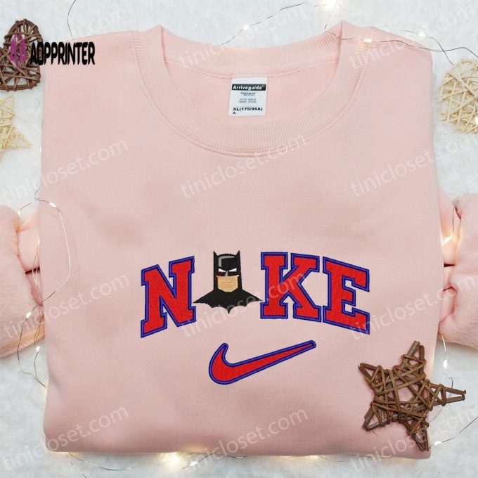 Nike x Batman Women Movie Embroidered Sweatshirt: Marvel Cinematic Universe Shirt – Best Gift Ideas for Family