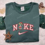 Nike x Bluey Grinch Cosplay Shirt & Cartoon Hoodie: Perfect Christmas Gift Ideas