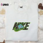 Nike x Bulbasaur Pokemon Embroidered Sweatshirt Hoodie & T-shirt: Anime-Inspired Apparel Collection