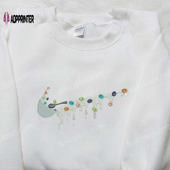 Nike x Cereal Bowl Embroidered Sweatshirt – Favorite Foods Custom Shirt