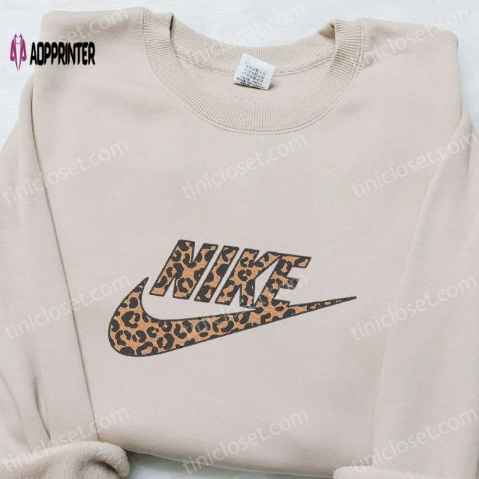 Nike x Cheetah Pattern Embroidered Sweatshirt: Best Gift Idea for Family