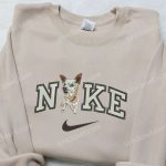 Nike x Chihuahua Embroidered Shirt: Animal & Custom Nike Design