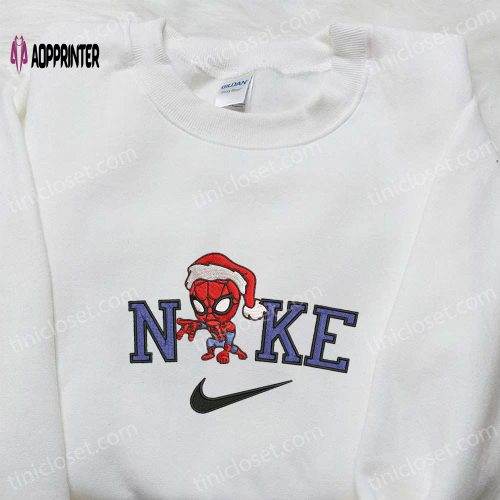 Nike x Christmas Pooh and Piglet Embroidered Hoodie – Disney Characters Sweatshirt & Nike-Inspired Shirt